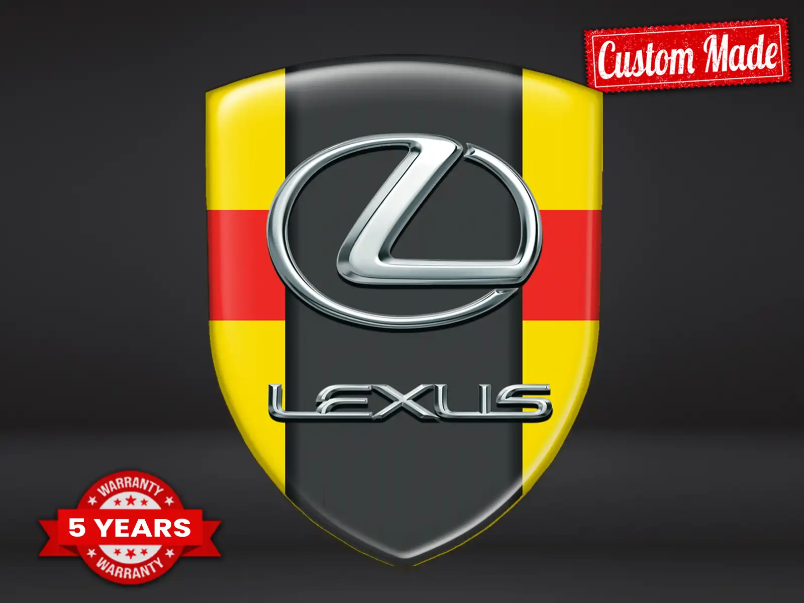 Lexus Doming Aufkleber Auto Premium Minimalistisch Robust